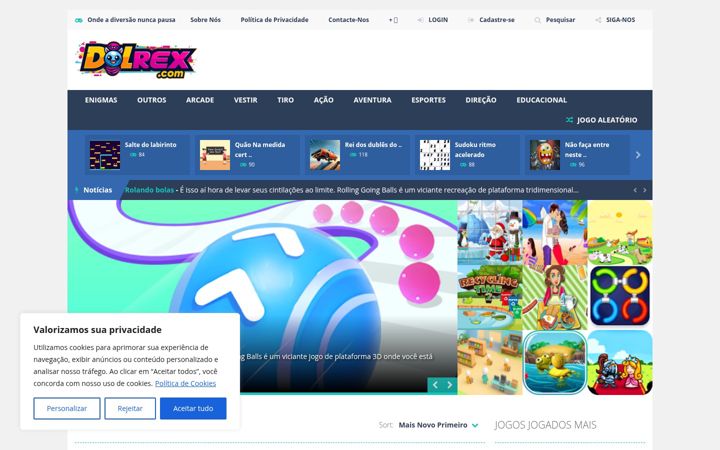 Screenshot of dolrex.com