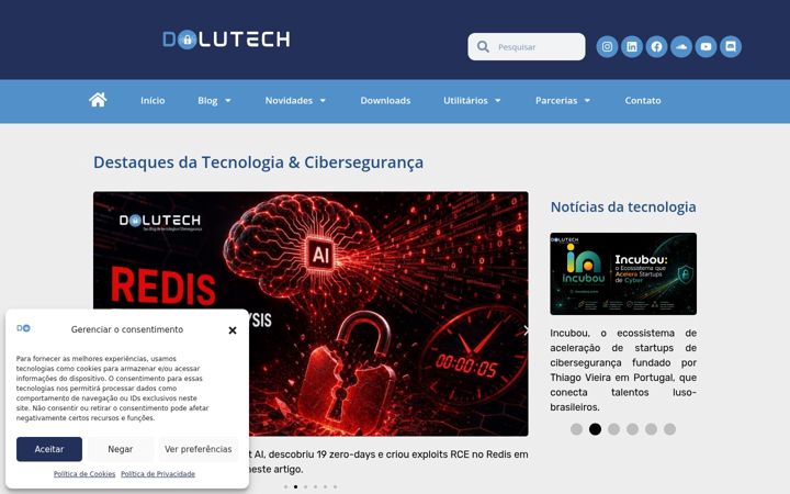 Screenshot of dolutech.com