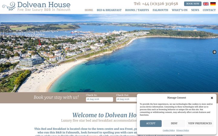 Screenshot of dolvean.co.uk