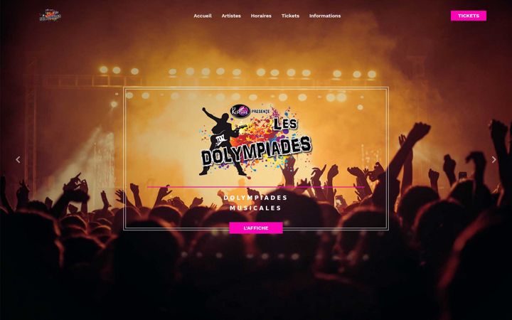Screenshot of dolympiades.be