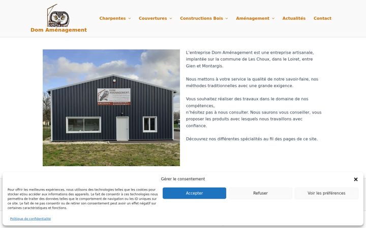 Screenshot von dom-amenagement.fr