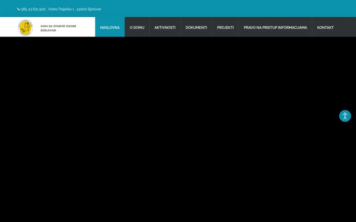 Screenshot of dom-bjelovar.hr