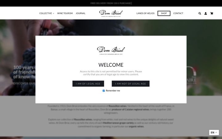 Screenshot of dom-brial.com