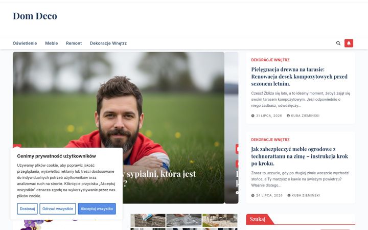 Screenshot ta' dom-deco.pl