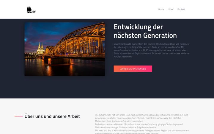 Screenshot of dom-dev.de