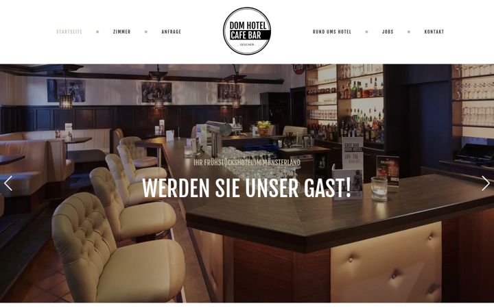 Screenshot of dom-hotel-gescher.de