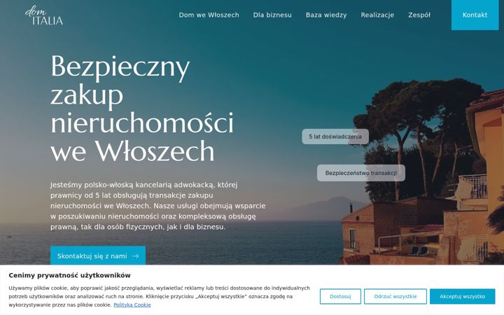 Screenshot ta' dom-italia.pl
