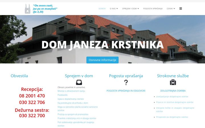 Screenshot von dom-janeza-krstnika.si