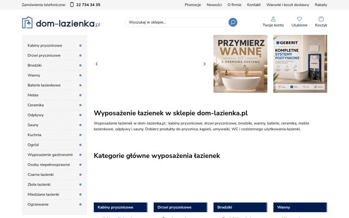 Screenshot ta' dom-lazienka.pl