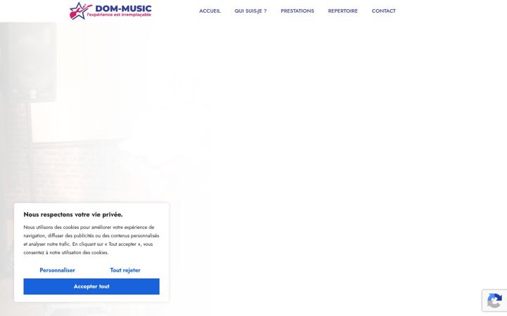 Screenshot of dom-music.com