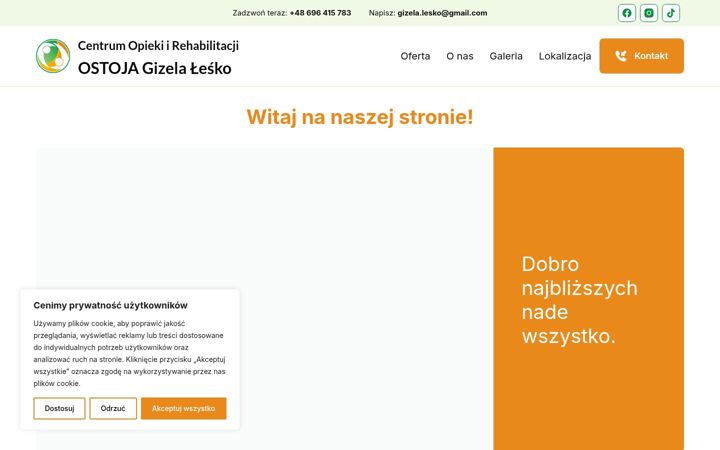 Screenshot ta' dom-opieki-ostoja.pl
