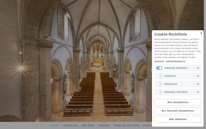 Screenshot of dom-osnabrueck.de