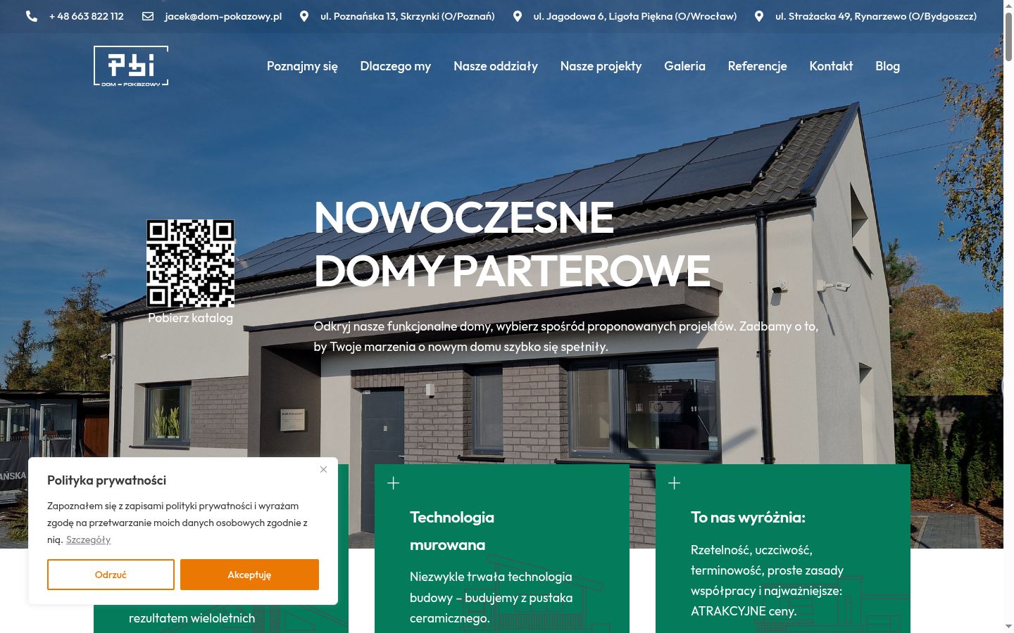Ekrānuzņēmums ar piekrišanas baneri, kas tika rādīts pirms jebkādas mijiedarbības