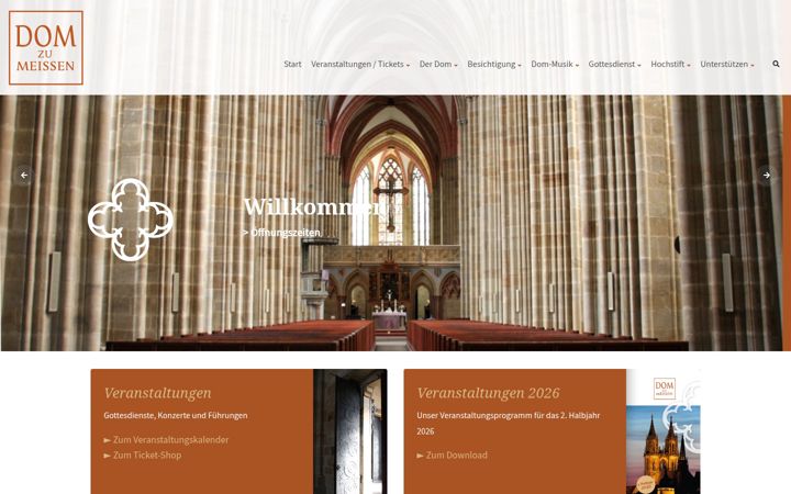 Screenshot di dom-zu-meissen.de