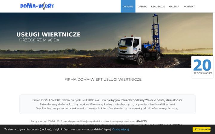 Capture d'écran de doma-wiert.pl