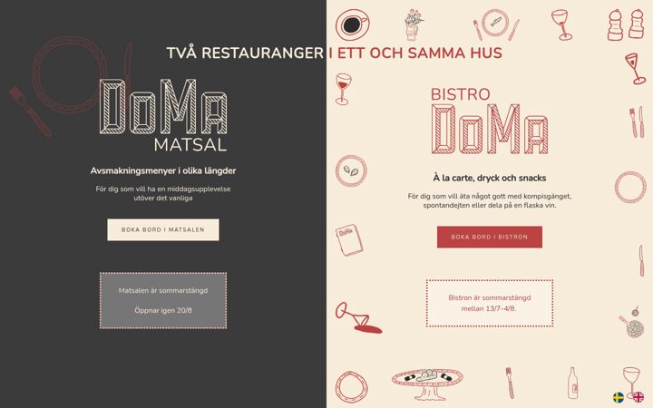 Screenshot of doma.se