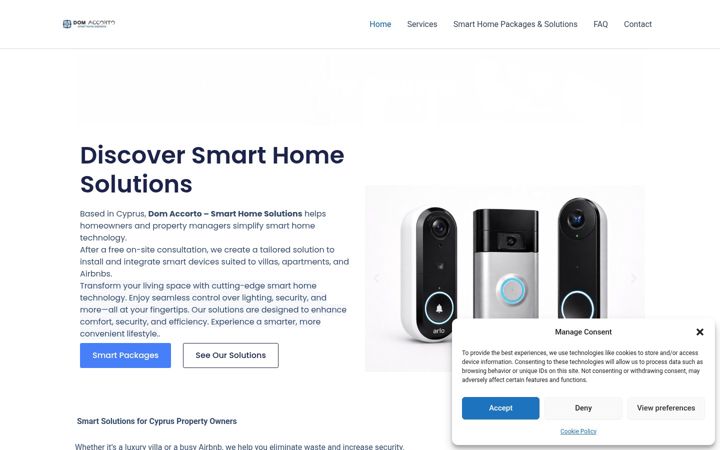 Screenshot of domaccorto.com
