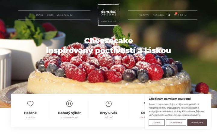 Képernyőkép: domaci-cheesecake.cz