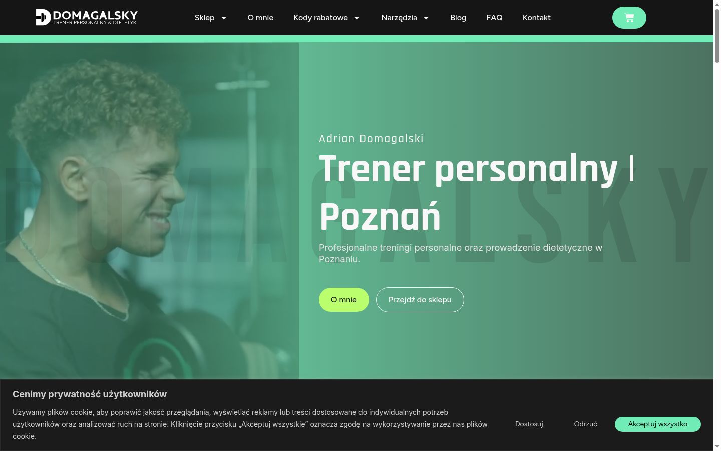 Screenshot van de toestemmingsbanner zoals getoond vóór enige interactie