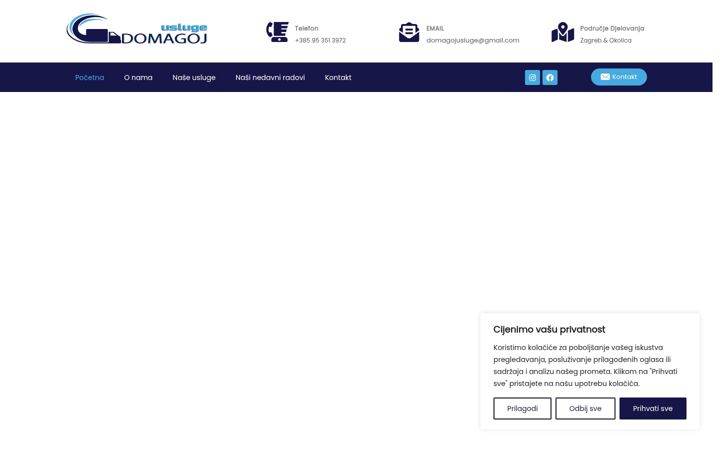 Screenshot of domagojusluge.hr