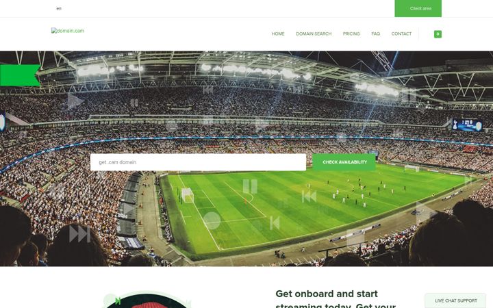 Screenshot of domain.cam