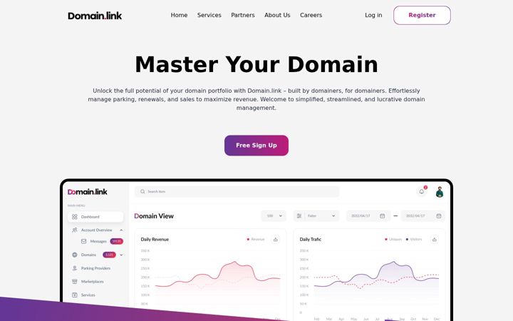 Screenshot of domain.link