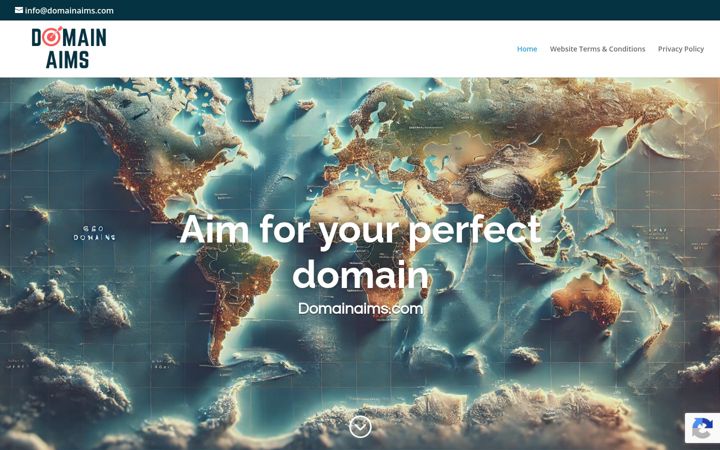 Screenshot of domainaims.com