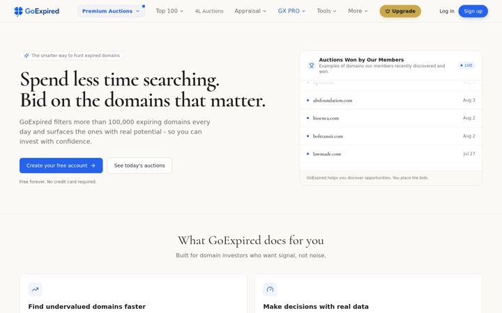 Screenshot of domaindingo.com