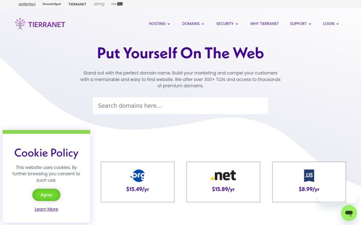 Screenshot di domaindiscover.com