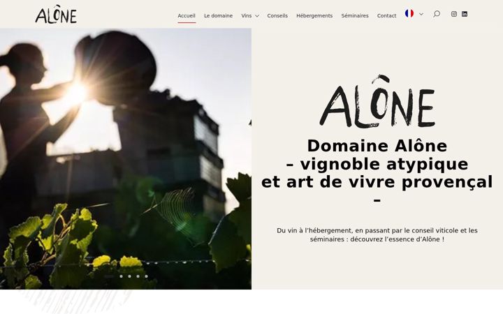 Screenshot of domaine-alone.com