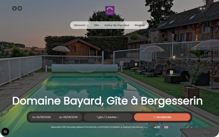 Screenshot von domaine-bayard.fr