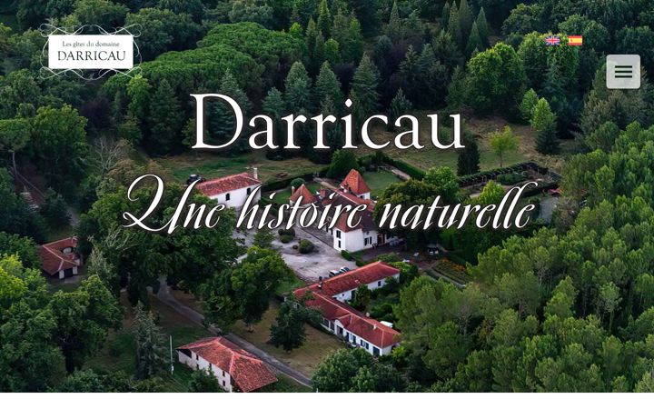 Екранна снимка на domaine-darricau.fr