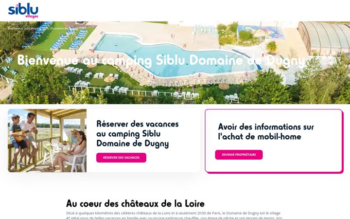 Екранна снимка на domaine-de-dugny.fr
