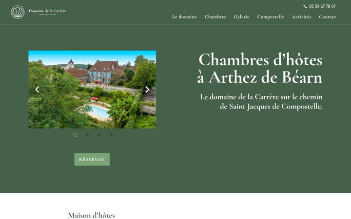 Screenshot of domaine-de-la-carrere.com
