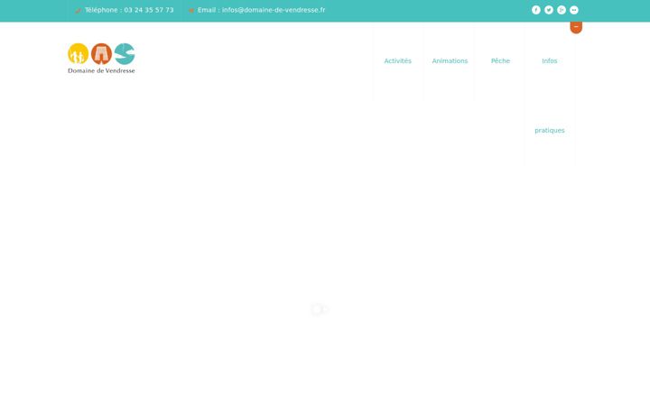 Screenshot von domaine-de-vendresse.fr