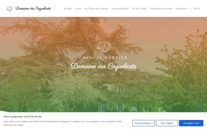 Screenshot von domaine-des-coquelicots.fr