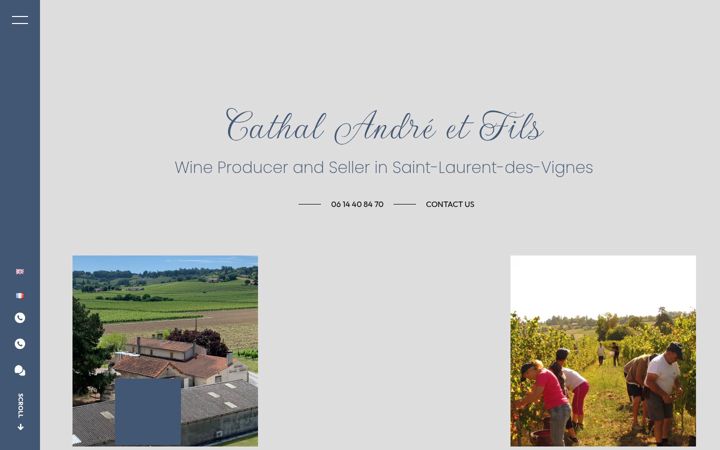 Screenshot von domaine-des-grands-champs.fr