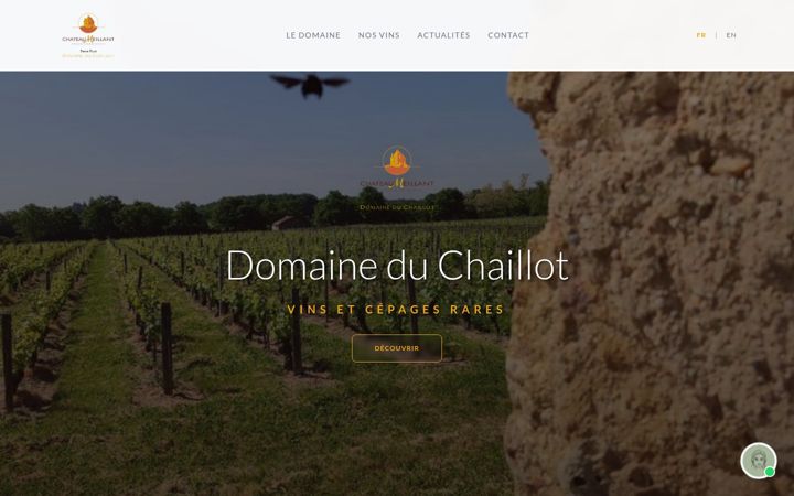Screenshot von domaine-du-chaillot.fr