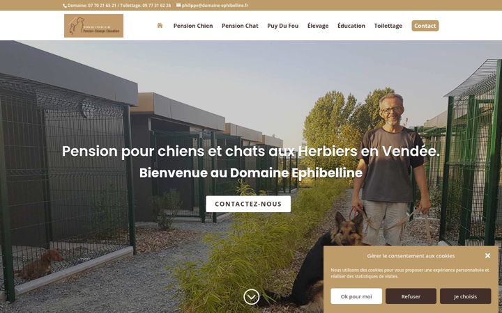 Screenshot von domaine-ephibelline.fr