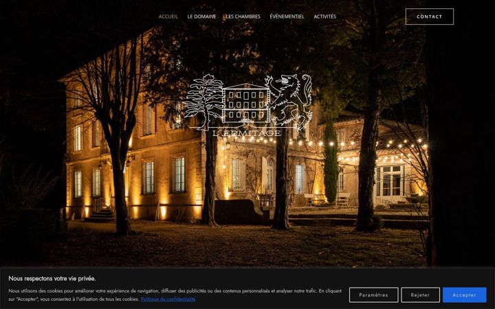 Screenshot von domaine-ermitage.fr