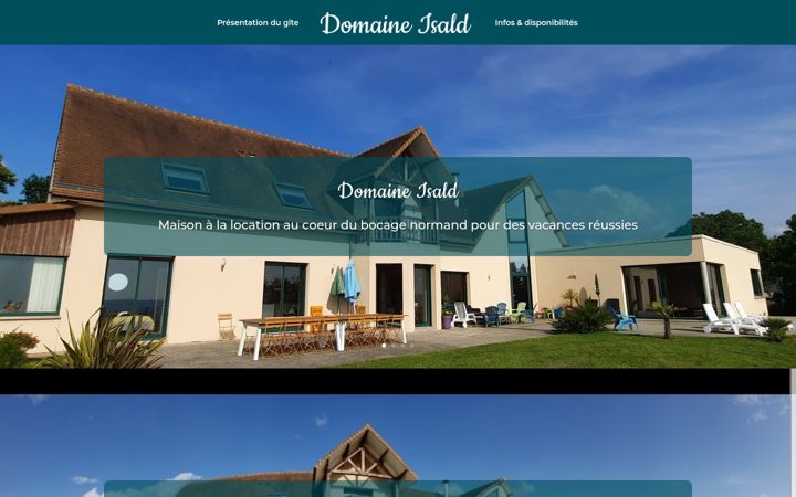Screenshot of domaine-isald.fr