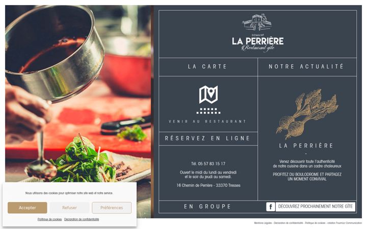 Screenshot of domaine-laperriere.fr