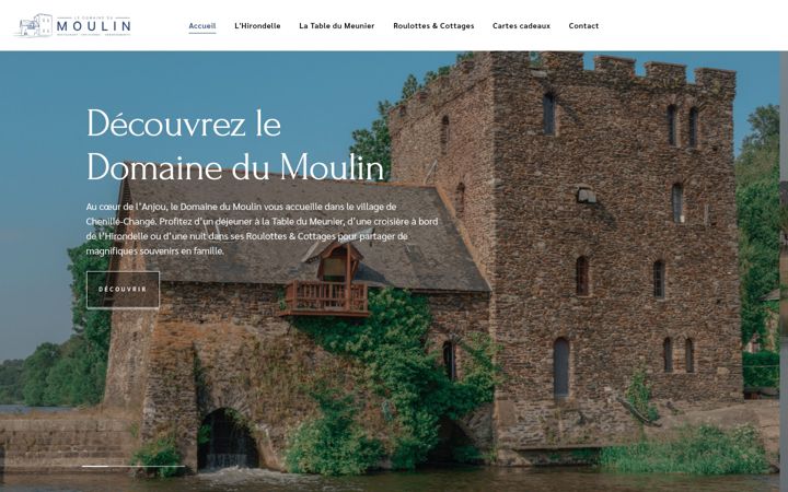Screenshot of domaine-moulin.fr