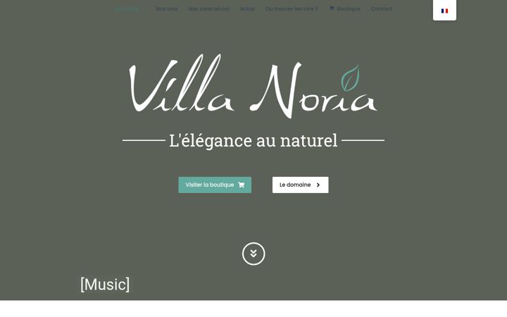 Screenshot of domaine-noria.com
