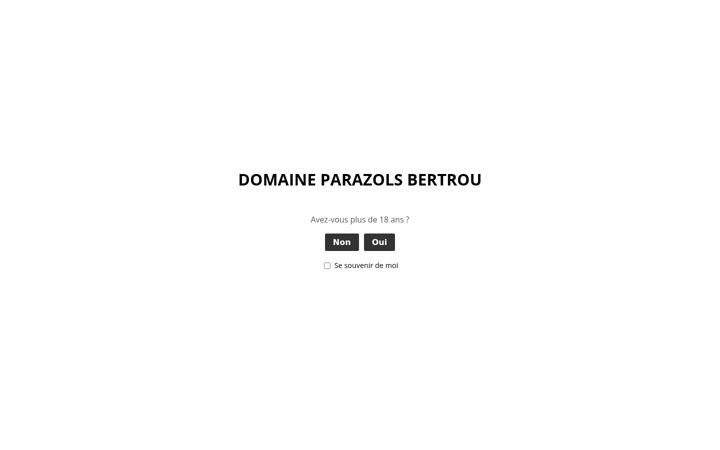Screenshot of domaine-parazols.com