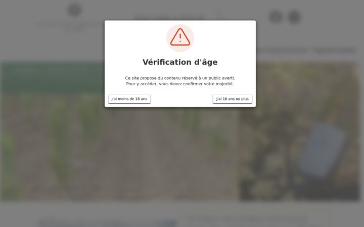 Ekrānuzņēmums no domaine-poiron.fr