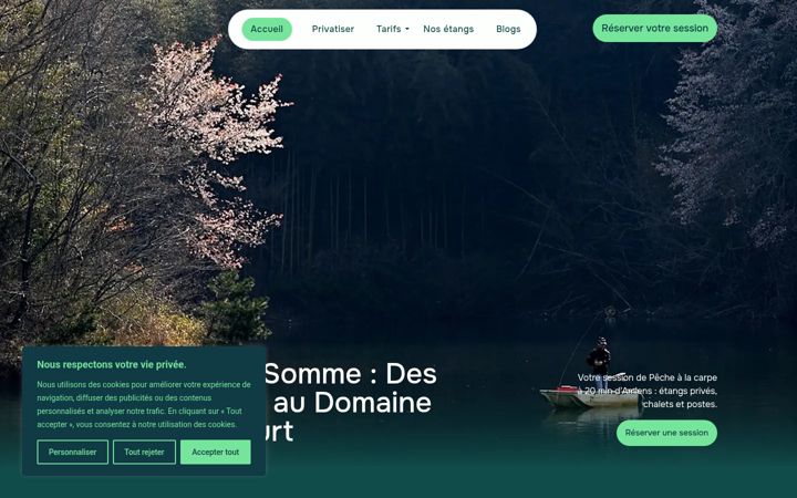 Screenshot of domaine-remiencourt.fr
