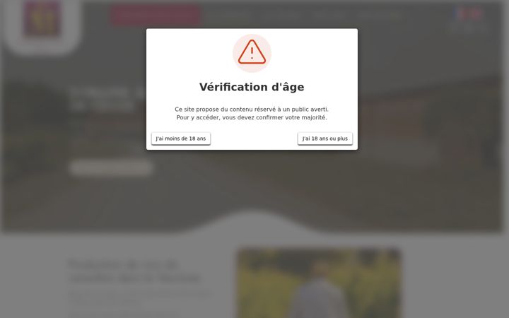Screenshot of domaine-saintroch-84.com