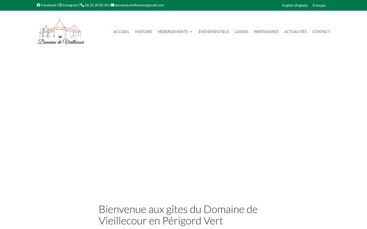 Screenshot von domaine-vieillecour.fr