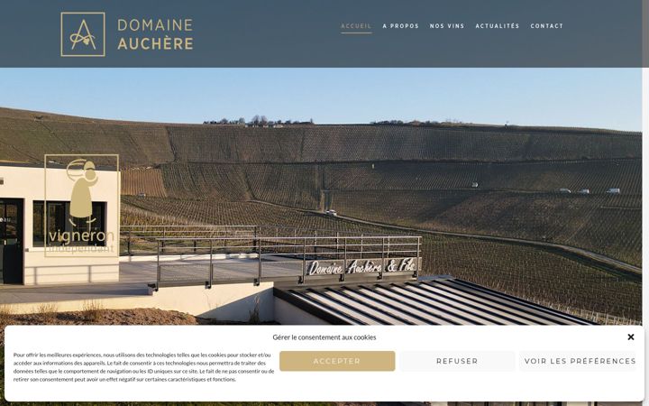 Screenshot von domaineauchere.fr